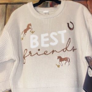 Gerber Beige 'Best Friends' Kids Sweater